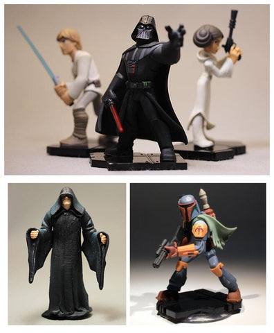 3-4" Clone Wars Action Figures - 5-Character Set